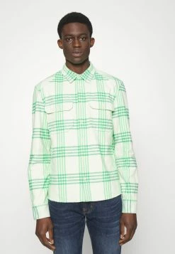 DRYKORN Garantie De Qualité 100% PHASMO - Chemise vêtements col à revers homme