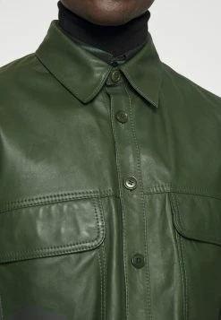 DRYKORN Prix Bradés SELED - Veste en cuir vêtements col à revers homme -DRYKORN Soldes 2022 5bac3d120bba486ca7a62ccae0de8443