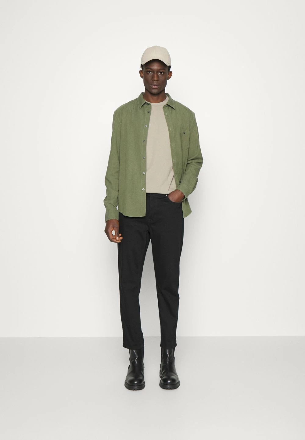 DRYKORN Pas Cher OSHAA - Chemise vêtements col kent homme 4 DRYKORN Pas Cher OSHAA - Chemise vêtements col kent homme – Image 2