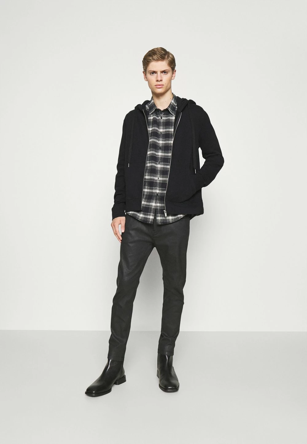 DRYKORN Prix Jamais Vus PAYN - Sweat à capuche zippé vêtements homme 4 DRYKORN Prix Jamais Vus PAYN - Sweat à capuche zippé vêtements homme – Image 2