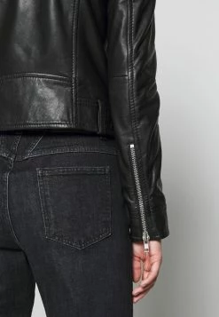 Bas Prix DRYKORN PAISLY - Veste en cuir vêtements col revers femme -DRYKORN Soldes 2022 a80b09b0a0ed4141b9b953db4cecf4a7