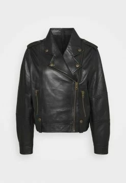 Plus Bas Prix De Vente DRYKORN BOISE - Veste en cuir vêtements col revers femme