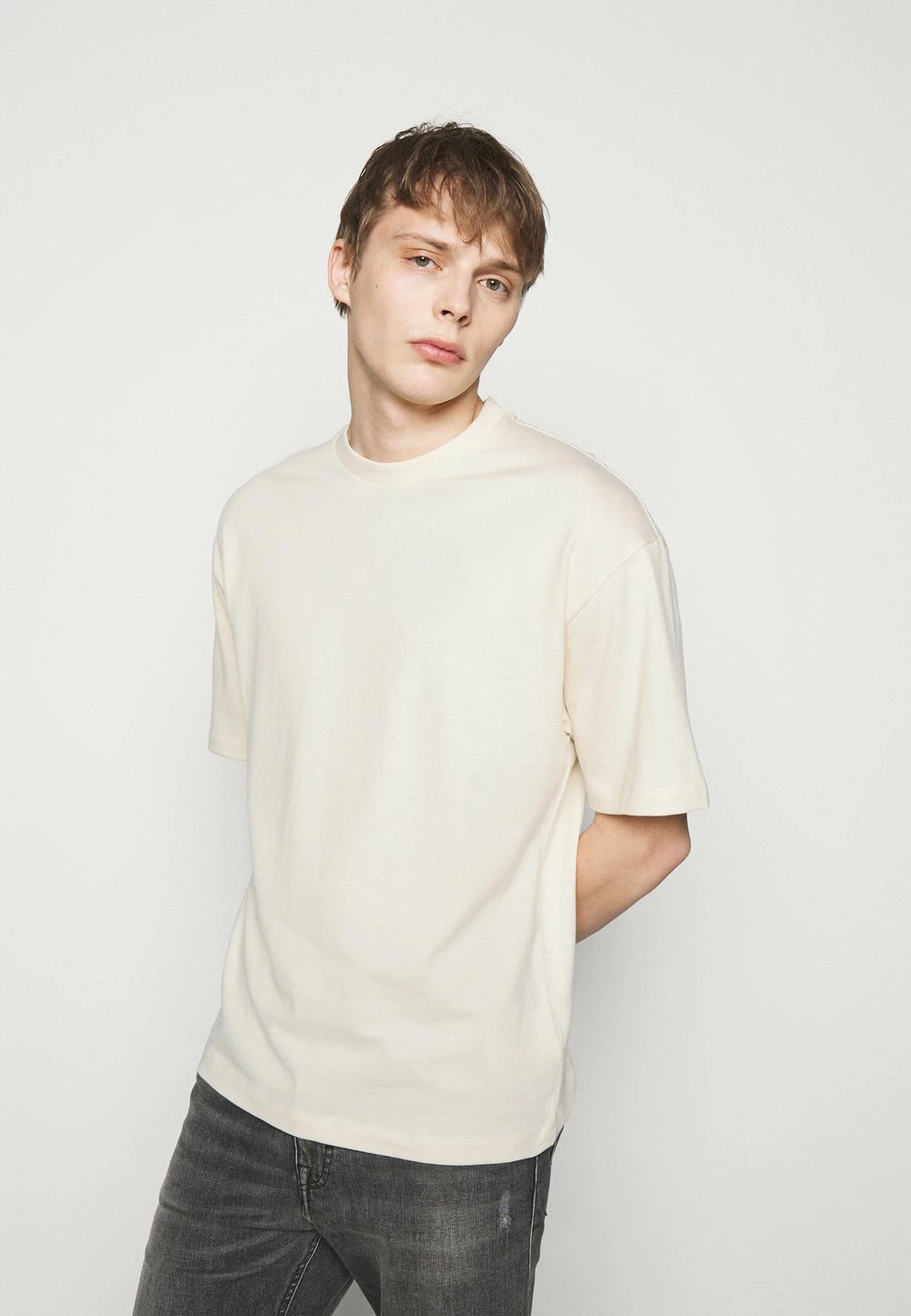 Prix Favorable DRYKORN HUNT - T-shirt basique vêtements col rond homme 3 Prix Favorable DRYKORN HUNT - T-shirt basique vêtements col rond homme