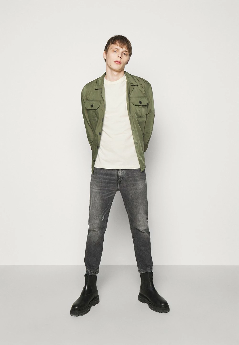 Prix Favorable DRYKORN HUNT - T-shirt basique vêtements col rond homme 4 Prix Favorable DRYKORN HUNT - T-shirt basique vêtements col rond homme – Image 2